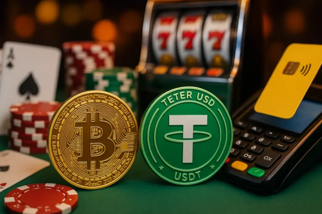 Криптовалюта в казино: как не ошибиться при выводе BTC и USDT